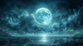 4K Bright Moon 