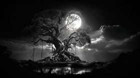 4K Dark Tree