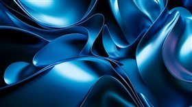 4K Blue Ribbons
