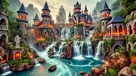 4K Castle Falls