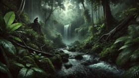 4K Jungle Falls