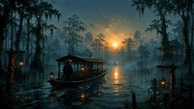 4K Anime Riverboat
