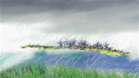 And there was rain