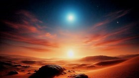 Sunset on Mars