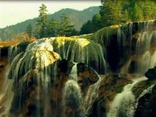 rocky waterfalls