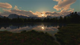 Peaceful evening