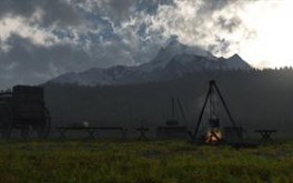 The Miner's Camp Wide Screen