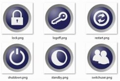 Win7 style Power Buttons
